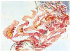 Start by Hann Trier, 1966, Egg tempera on canvas, sold May 2014