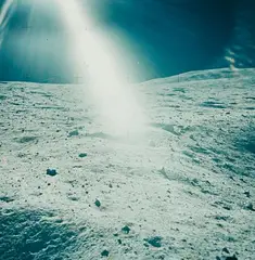 Moon view, Apollo 16 by Nasa, 1972, Vintage chromogenic print on Kodak paper, sold May 2014