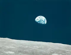 Nasa, Earthrise, Apollo 8, 1968, Vintage chromogenic print on Kodak paper