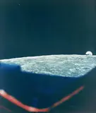 Nasa, Earth rising above the lunar horizon, Apollo 8