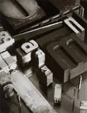 Piet Zwart, Statistische Tabellen. Drucktypen. Briefumschläge (Statistic tables. Printing types. Envelopes), 1930/1931, 3 gelatin silver prints, printed