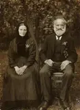 August Sander, Westerwälder Bauernpaar (Westerwald farmers' couple), 1927, Vintage gelatin silver print