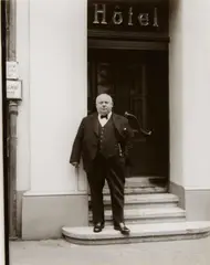 Hotelier by August Sander, c. 1931, Postumous gelatin silver print, printed 1979 by Gunther Sander, sold May 2014