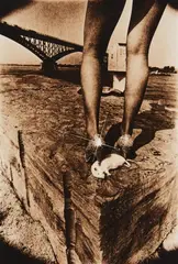 Les Krims, Hommage to the Crosstar Filter Photograph, 1971, Kodalith print