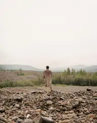 Albrecht Fuchs, M.K. 9 Fotografien. Martin Kippenberger in Dawson City, 1995, Portfolio containing 9 chromogenic prints on Kodak-Professional paper, printed