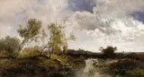 Joseph Wenglein, A Moor Landscape in Upper Bavaria