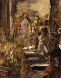 Fritz von Uhde, Design Sketch for the Altarpiece in Zwickau