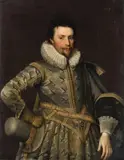 attributed to Daniel Mytens, Portrait of a Nobleman, Oil on canvas