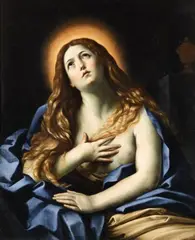 Guido Reni and workshop, Mary Magdalene, Oil on canvas (relined)