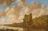 Jan van Goyen, Mighty Castle on a Rock