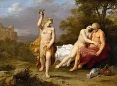 Lot and his Daughters by Cornelis van Poelenburgh, Oil on copper, sold May 2014