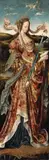 attributed to Cornelis Engebrechtsz, Saint Barbara and Saint Catherine, Oil on panel. each