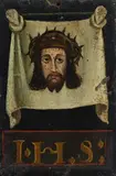 Veil of Veronica by German School of the 17th century, Oil on panel (parquetted), sold Mar 2014