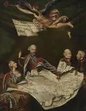 Allegory of the Partition of Poland by Probably German School of the late 18th century, Oil on canvas (relined), sold Mar 2014