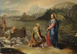 The Calling of Saint Peter by German School of the 18th century, Oil on panel, sold Mar 2014