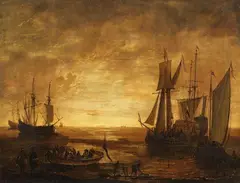 Lieve Verschuier, Marine Piece, Oil on canvas