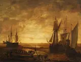 Lieve Verschuier, Marine Piece, Oil on canvas
