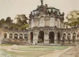 Edward Harrison Compton, The Dresden Zwinger