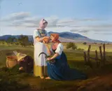Friedrich Philipp Reinhold, Rest from Work in the Fields, Oil on canvas