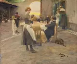 Wilhelm Schreuer, Dinner in the Fresh Air