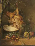 Petronella van Woensel, Still Life with Partridge, Oil on panel