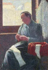 Léon Pourtau, Portrait de Madame Vallad, 1890, Oil