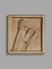 Der Apostel I by Ernst Barlach, 1925, Plaster relief, with sand-coloured tone, offered Nov 2013
