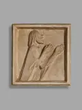 Ernst Barlach, Der Apostel I, 1925, Plaster relief, with sand-coloured tone