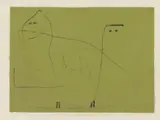 Mesalliance. 1933,16. by Paul Klee, 1933, Black brush drawing (watercolour), offered Nov 2013