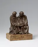 Ernst Barlach, Lesende Mönche II (Die Buchleser), 1921, Bronze sculpture