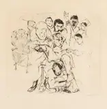 Max Beckmann, Kleine Operation, 1914, Etching