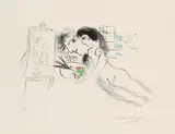 Marc Chagall, Rêve familier, 1969, Colour lithograph
