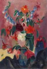 Blumenstilleben by Josef Eberz, 1919, Oil, offered Nov 2013