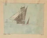 Fischkutter by Lyonel Feininger, 1932, Watercolour and pen and ink drawing, offered Nov 2013
