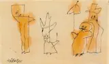 Lyonel Feininger, Four Figures - Das Wunderkind