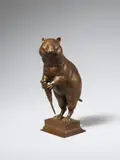 August Gaul, Hamster, 1917, Bronze