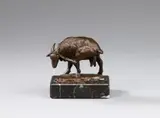 Ziege, sich kratzend by August Gaul, 1915, Bronze, offered Nov 2013