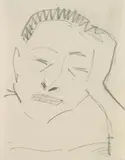 Erich Heckel, Aufgestützter Kopf