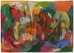 Komposition by Adolf Hölzel, After 1930, Pastel, offered Nov 2013