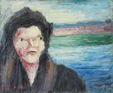 Mädchen am Wasser by Clifford Holmead Phillips, 1974, Oil, offered Nov 2013