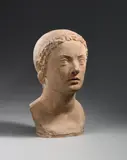 Jacob (Jacques) Loutchanski, Tête de jeune femme, terracota sculpture