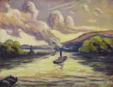 Maximilien Luce, Le tournant de la Seine à Rolleboise