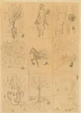 René Magritte, Étude, Pencil drawing