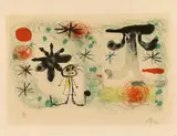 Joan Miró, Personnage dans un jardin IV