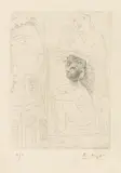Pablo Picasso, Modèle, Tableau et Sculpture, 1933, Etching