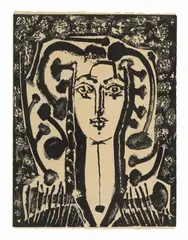 Buste Modern Style by Pablo Picasso, 1949, Lithograph, offered Nov 2013