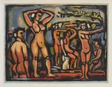 Georges Rouault, Automne, Circa 1938, Colour etching on laid paper