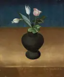 Anton Räderscheidt, Blumenstilleben