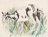 Ziege by Christian Rohlfs, 1907, Watercolour 49 x 63.5/, offered Nov 2013