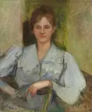 Max Slevogt, Bildnis einer jungen Dame
